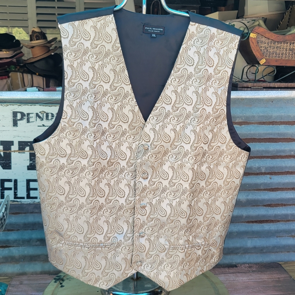 Paul Malone Paisley Vest